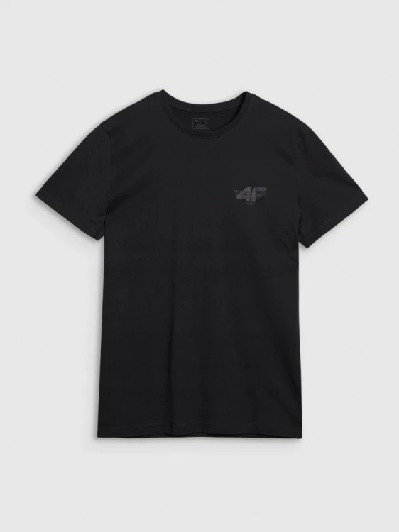 Nowa! Oryginalna Męska koszulka 4F T-shirt czarny M z małym logo (656)