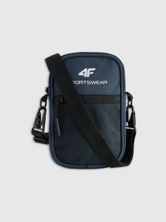 Nowa! Oryginalna Saszetka na ramię 4F torebka crossbody granatowa unisex