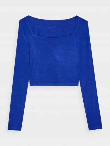 Nowy! Oryginalny 4F longsleeve damski dopasowany rozmiar L granatowy (055)
