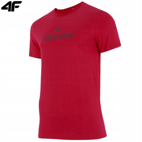Nowy! Oryginalny 4F T-shirt męski rozmiar XXL czerwony Sportswear (057)