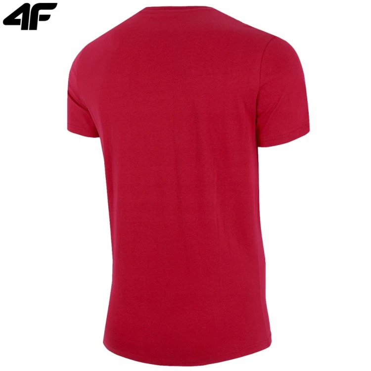 Nowy! Oryginalny 4F T-shirt męski rozmiar XXL czerwony Sportswear (057)