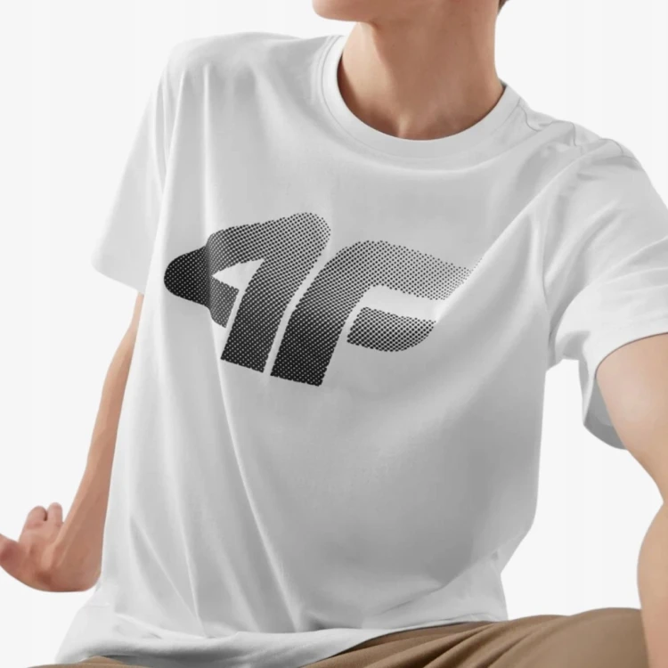 Nowy! Oryginalny T-shirt męski 4F rozmiar L z limitowanym logo (825)