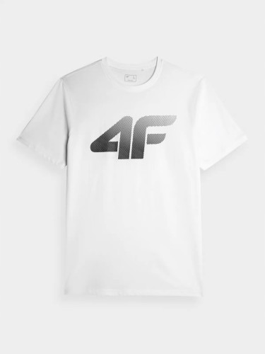Nowy! Oryginalny 4F T-shirt męski XL biały z limitowanym logo (795)