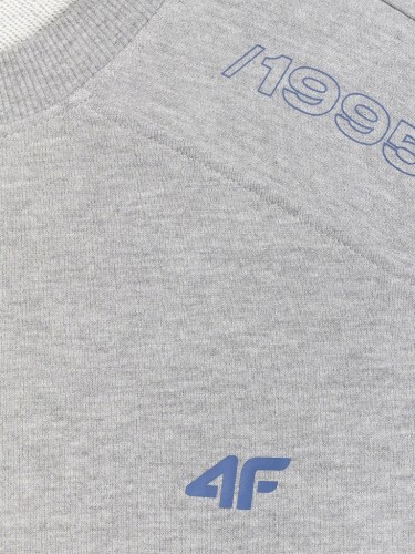 Nowa! Oryginalna 4F bluza 4F XXL szara z małym niebieskim logo (685)
