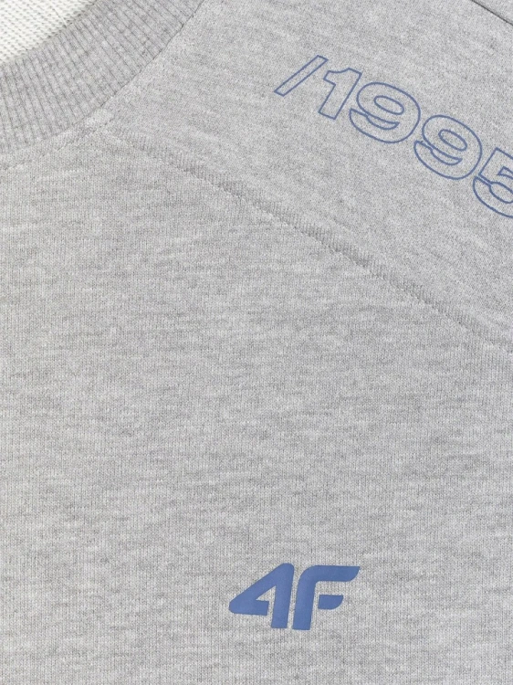 Nowa! Oryginalna 4F bluza 4F XXL szara z małym niebieskim logo (685)