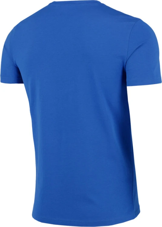 Nowy! Oryginalny 4F t-shirt męski L niebieski z małym srebrnym logo (633)